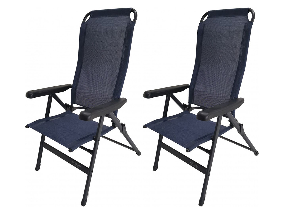 ViaMondo Premium Alto Azul set van 2 standenstoelen