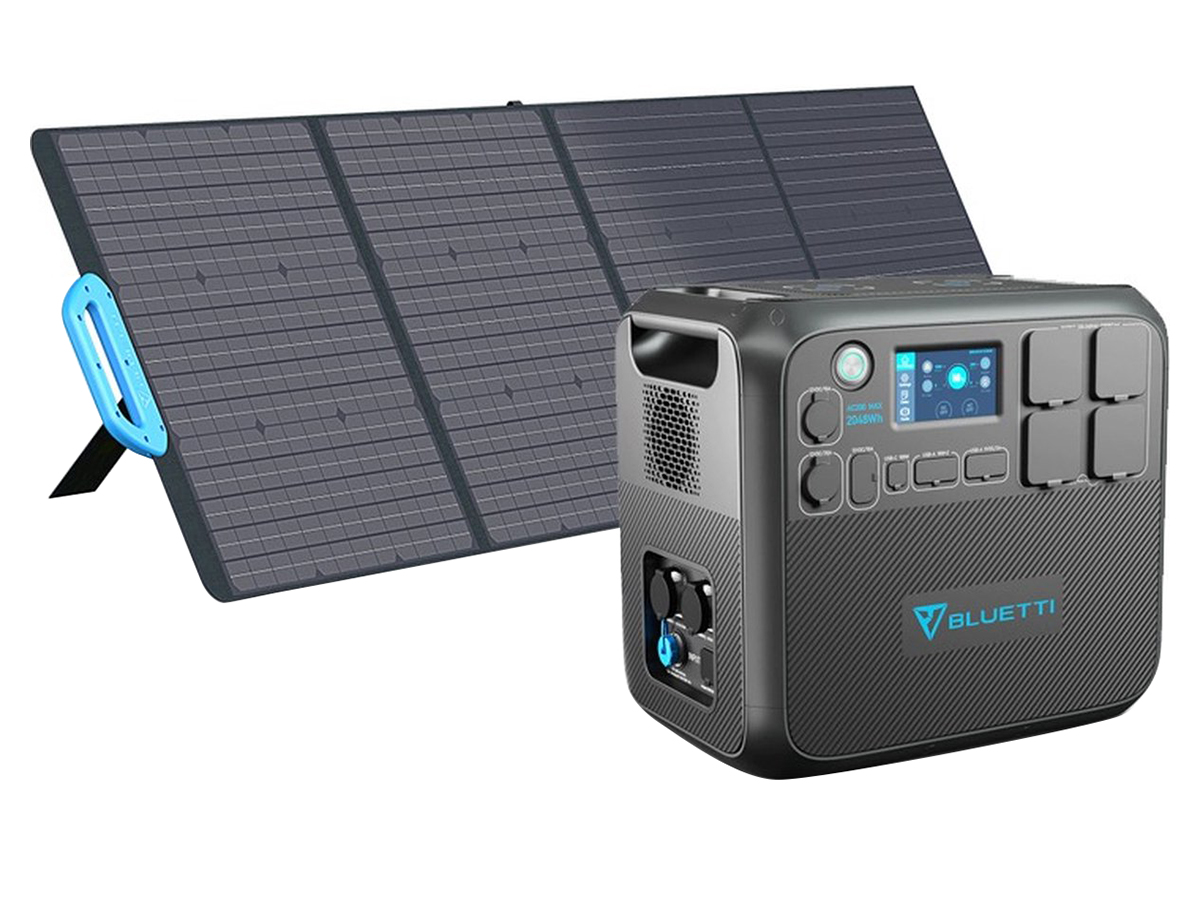 Bluetti AC200MAX - 350W zonnepaneel - 2200W - 2016Wh - solar - power - station