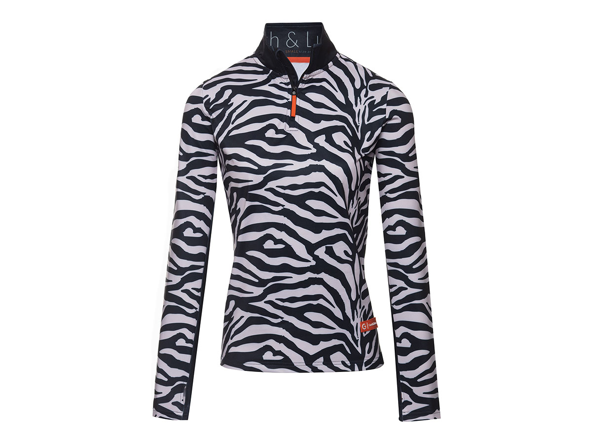 Gareth & Lucas Skipully The Thirty - Dames XS - 100% Gerecycled Polyester - Midlayer Sportshirt - Wintersport