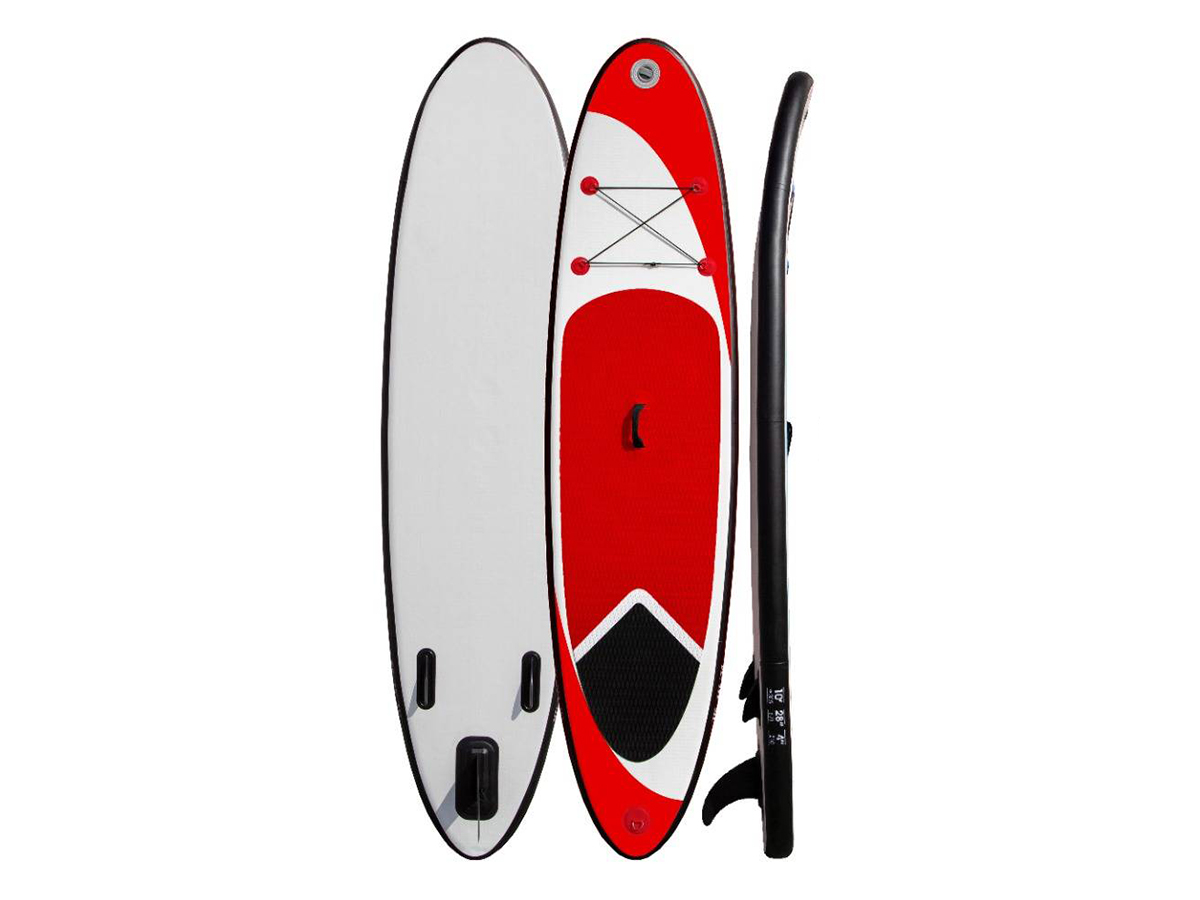 SUP Board Opblaasbaar 3m Paddle Board – Compleet set inclusief: Draagtas, Pomp Manometer, Verstelbare Peddel (170 - 220 cm), Waterdichte Telefoonhoes, Enkelkoord, Reparatiekit - Ro