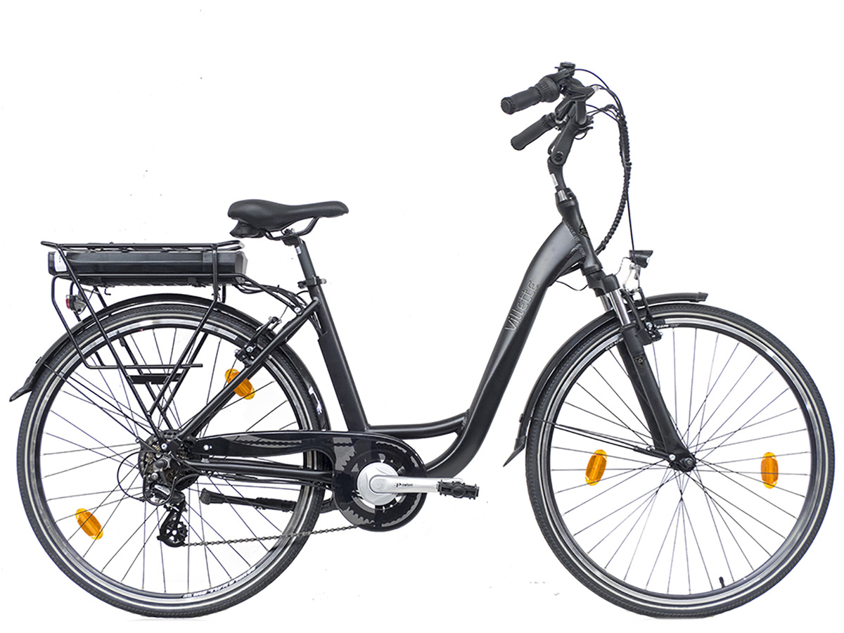 Villette le Bonheur AM 2.3, elektrische damesfiets, 28 inch, 7 sp, zwart