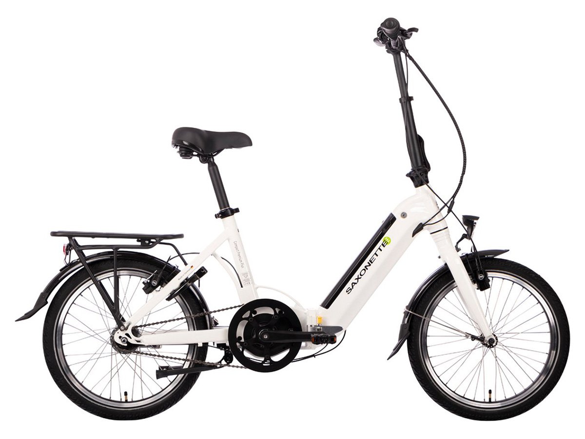 Elektrische vouwfiets, Compact Premium Plus, middenmotor, Nxs 7, wit