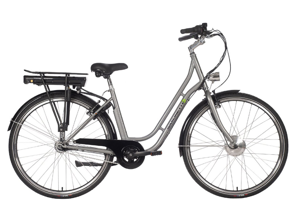 Elektrische damesfiets Fashion Plus 2.0, 45 cm, Nxs 7, zilver