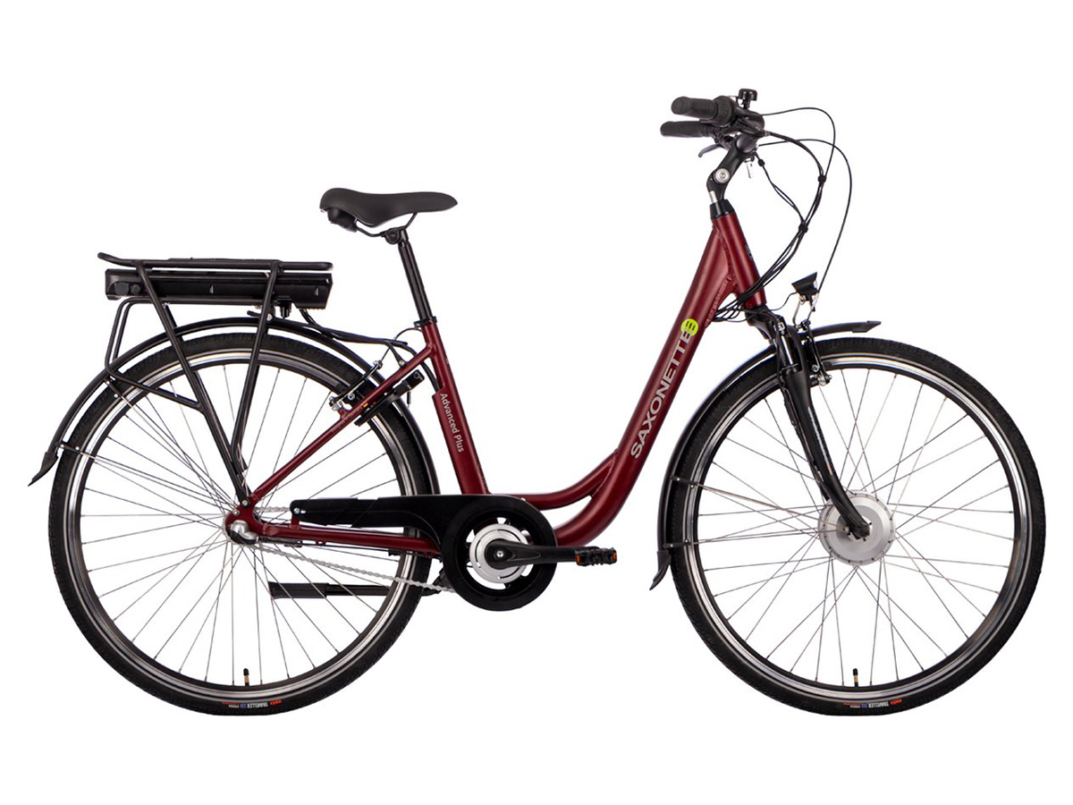 Elektrische damesfiets Advanced Plus, 45 cm, N3, rood