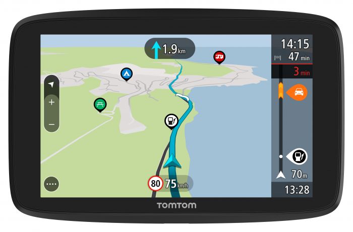 scherm opslaan propeller TomTom Go Camper Tour Navigatie