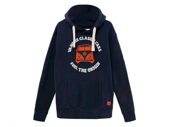 Van One Bulli Navy Orange hoodie