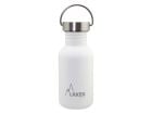 Laken Basic Steel 500ml drinkfles - White