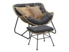 Outdoor Feelings Butterfly loungestoel - inclusief hocker