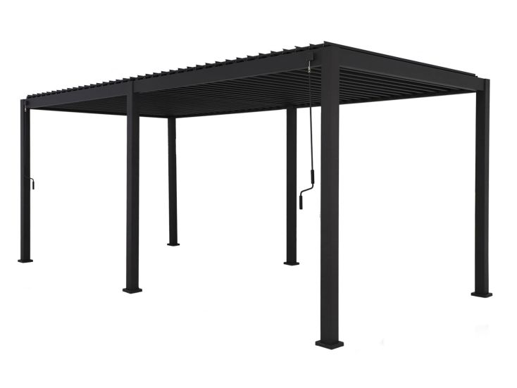 Mirador Deluxe 300 x 600 cm overkapping - antraciet