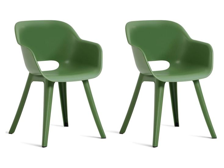 Keter Akola set van 2 tuinstoelen - Green