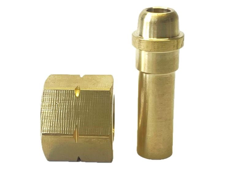 Obelink gasleiding x 1/4" links buiten adapter