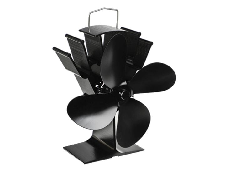 HI kachel ventilator - Black