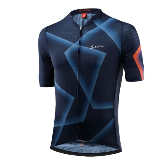 Loeffler Penta Vent blauw heren fietsshirt