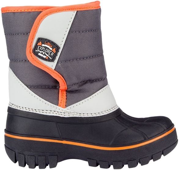 Winter-grip mountain kid snowboots Jr - Zwart/Antraciet