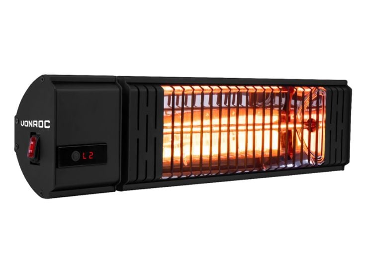 VONROC Volsini PRO 2000 watt terrasverwarmer