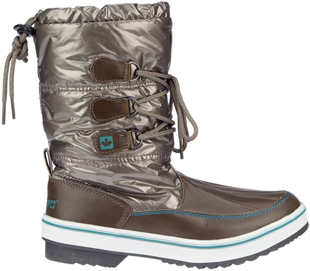 Winter-grip glossed trotter II snowboots SR - Donker taupe/S