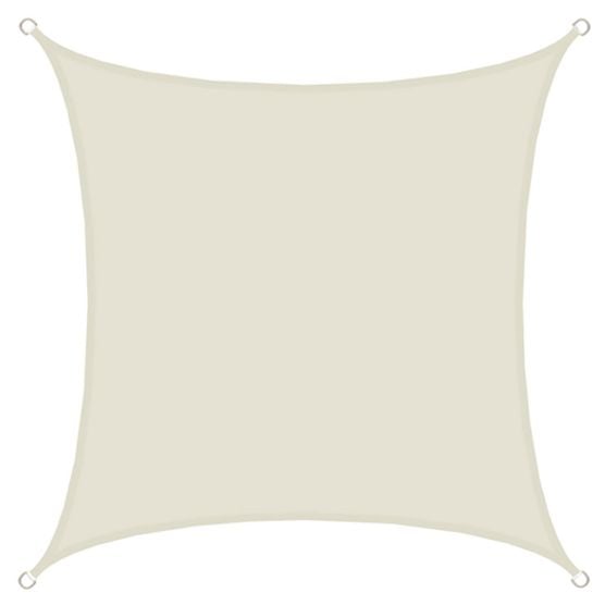 AMANKA 2x2 beige waterafstotende polyester schaduwdoek