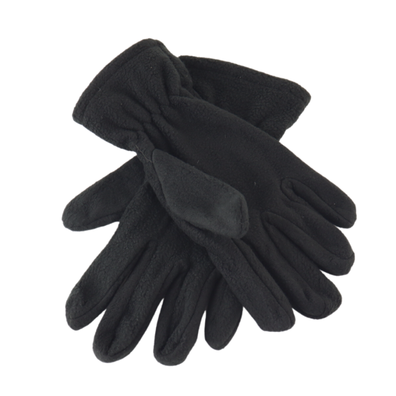 HIXA Fleece handschoenen Zwart