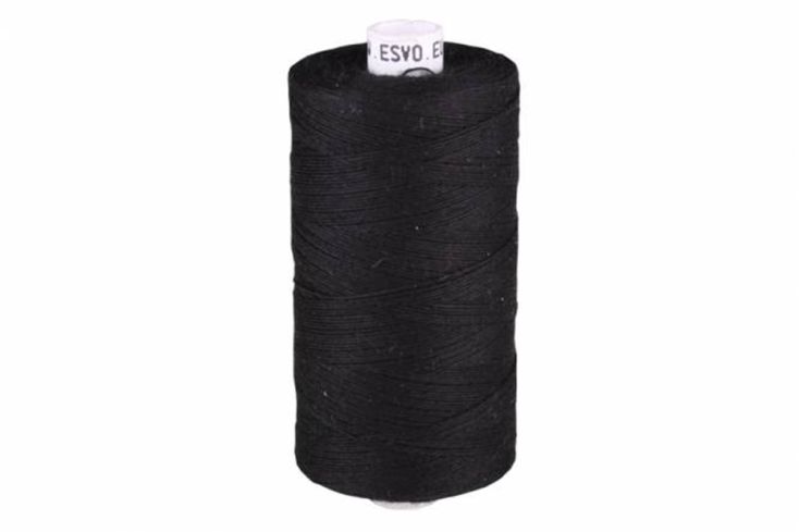Esvo zwart polyester/katoen dikte 50 tentgaren
