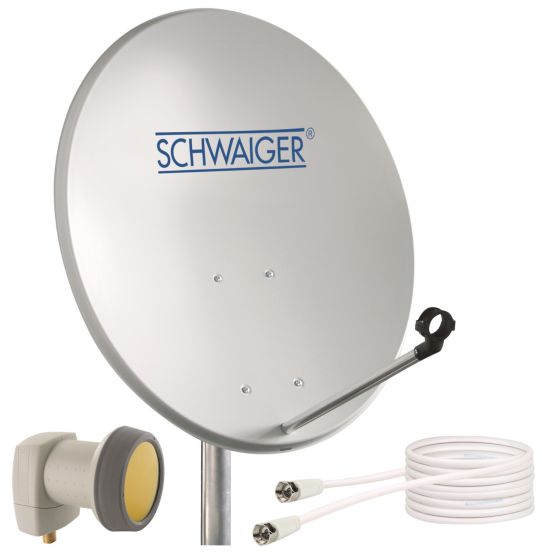 Schwaiger 719727 lichtgrijs 55cm SAT Set