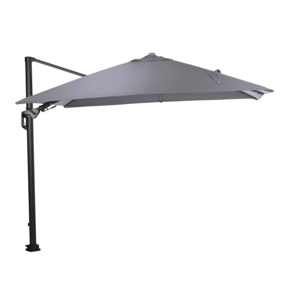 Garden Impressions Hawaii LED lichtgrijs zweefparasol