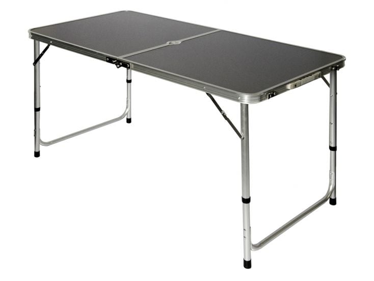 AMANKA 120x60 antraciet aluminium kampeertafel