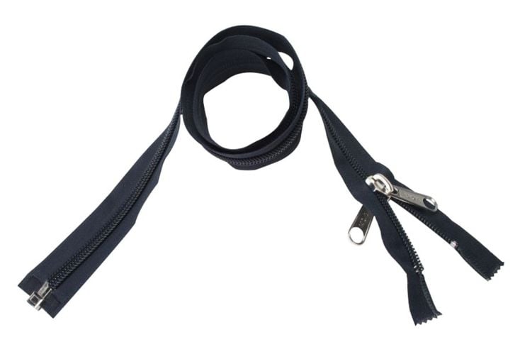 ESVO 10 mm 300 cm donkerblauw deelbare rits