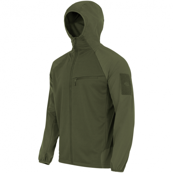 Highlander Tactical Hirta Hybrid donkergroene heren midlayer