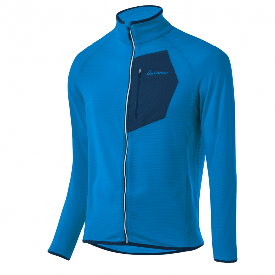 Löffler Mid TechFleece blauw heren vest