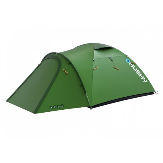 Husky Baron 4 2021 groene koepeltent