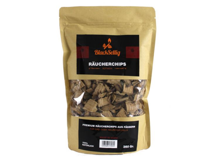 BlackSellig Rotwein 360 gram rookchips