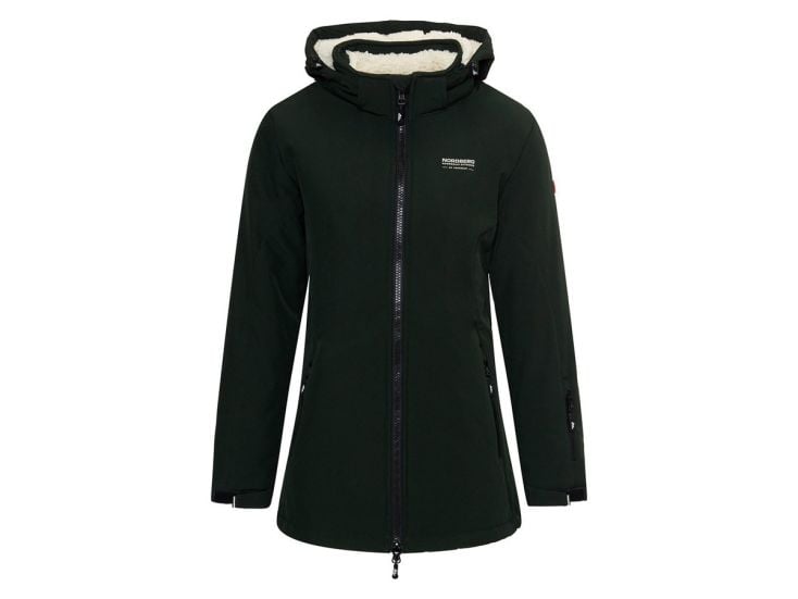 Nordberg dames teddy softshell jas - Green