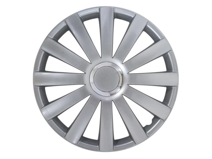 Autostyle Spyder 14 inch set van 4 wieldoppen - Grey