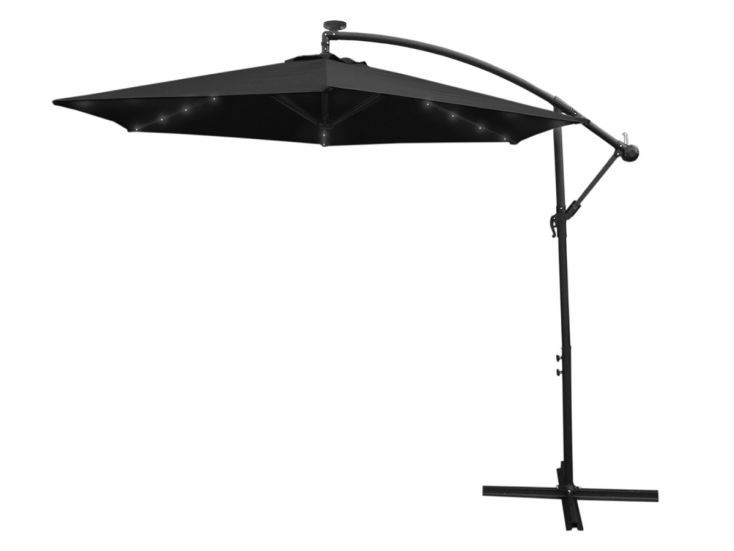 Monstershop 300 zweefparasol met LED verlichting