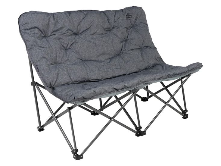 KingCamp Moonchair 2-persoons vouwstoel - Grey