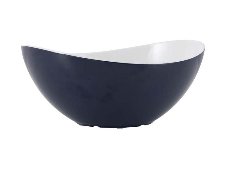 Gimex Solid Line Blue saladeschaal