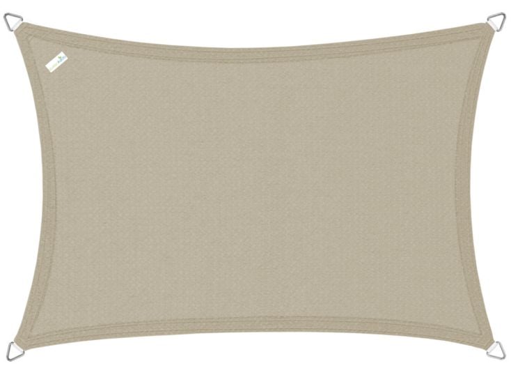 Buitenkado 3x5m taupe schaduwdoek