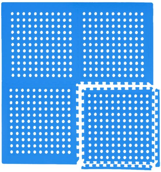 Eyepower 50x50cm set van 8 zwembad vloertegels - Blue