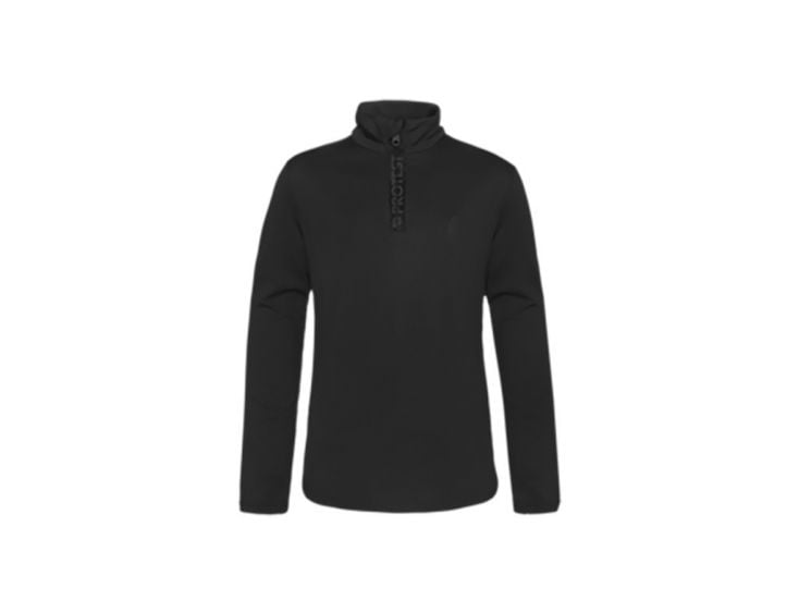 Protest Rewillowy Jr jongens 1/4 zip top - True Black