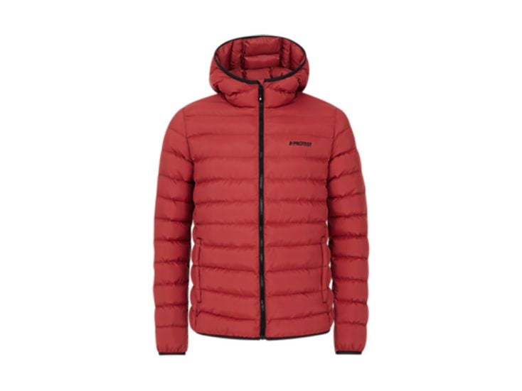 Protest Prtbasso Barn Red heren outdoor pufferjacket