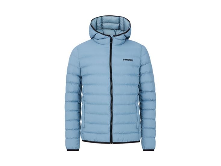 Protest Prtbasso Steel Blue heren outdoor pufferjacket