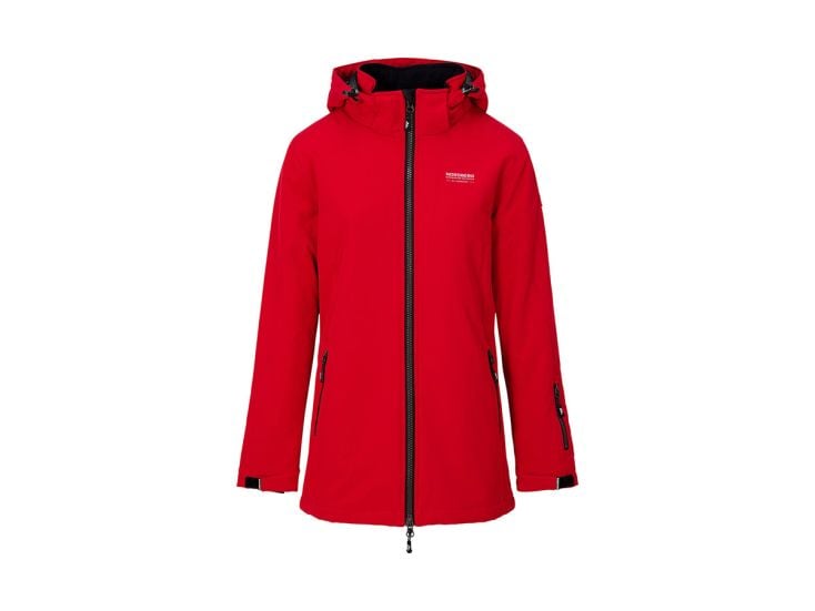 Nordberg Olla dames gevoerde softshell jas - Red