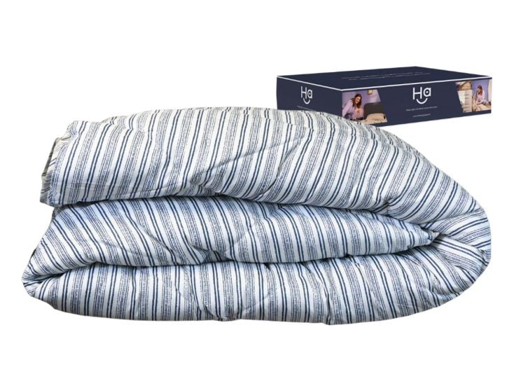 HappyBed Blue stripes All year dekbed - 140x200 cm