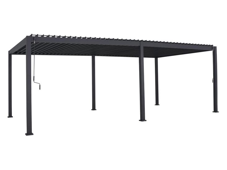 Mirador Deluxe 360 x 720 cm overkapping - antraciet