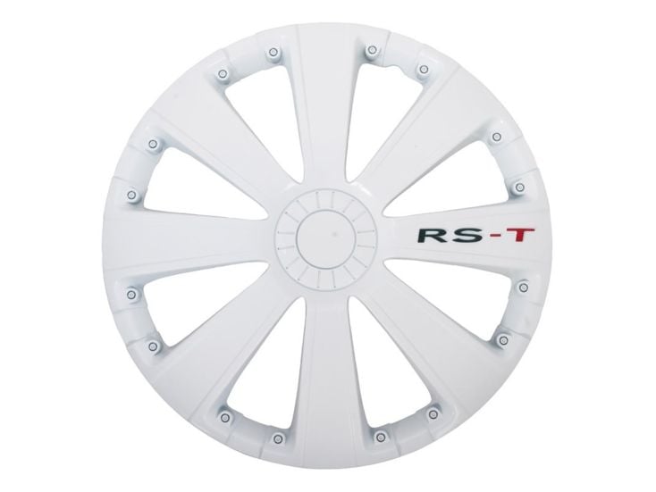 Autostyle RS-T 15 inch set van 4 wieldoppen - White