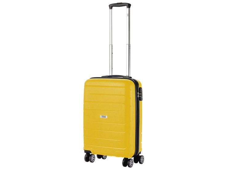 TravelZ Big Bars TSA handbagage koffer - Yellow