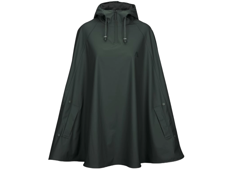 Ralka Sizzle regenponcho senior - Donkergroen/Zwart