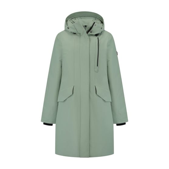 Travelin' Bodil Groen dames parka