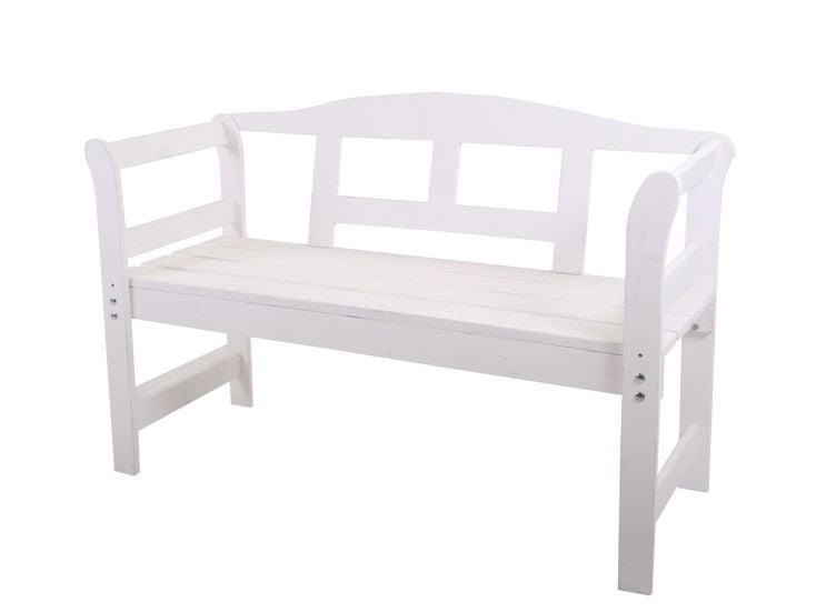 SenS-Line Friesen houten tuinbank - White