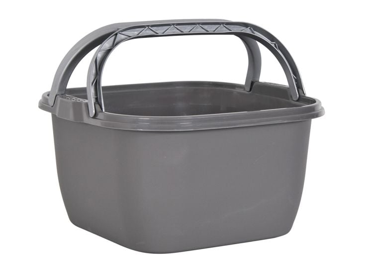 Bo-Camp 18,5 liter afwasbak met hengsel - Grey